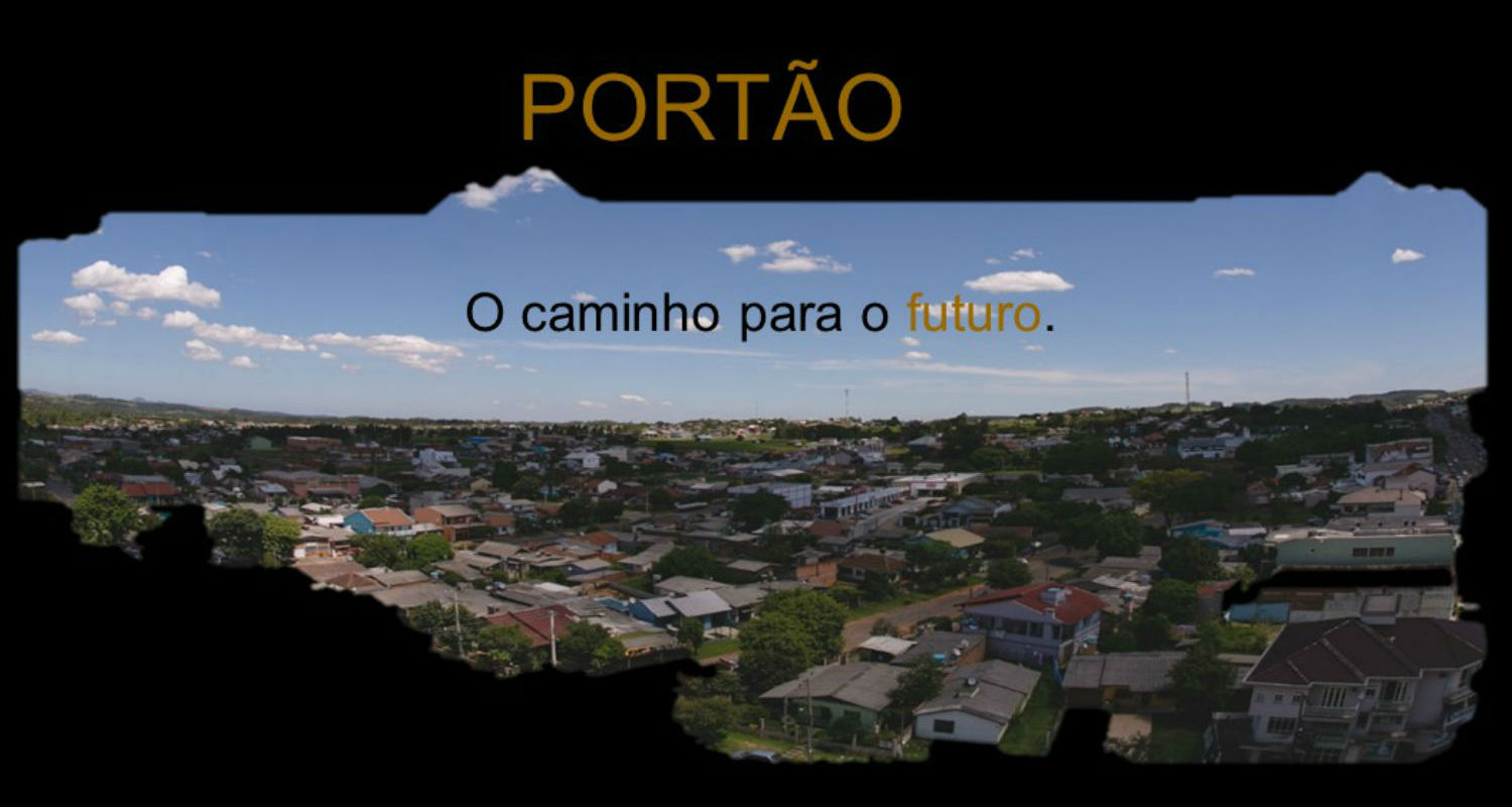 Portão em destaque